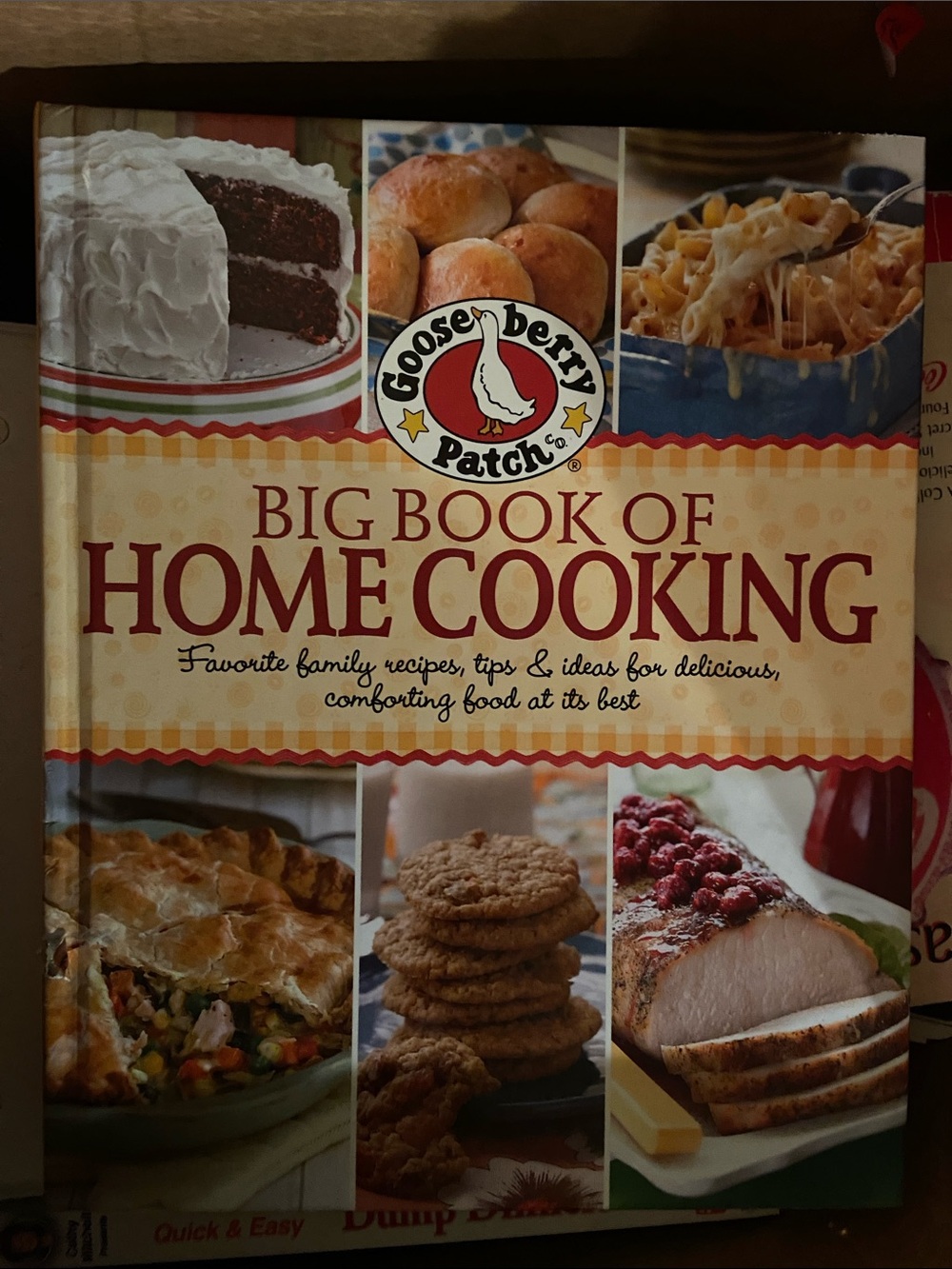 Gooseberry Patch Big Book of Homecooking Home Cooking hardcover cookbook recipes